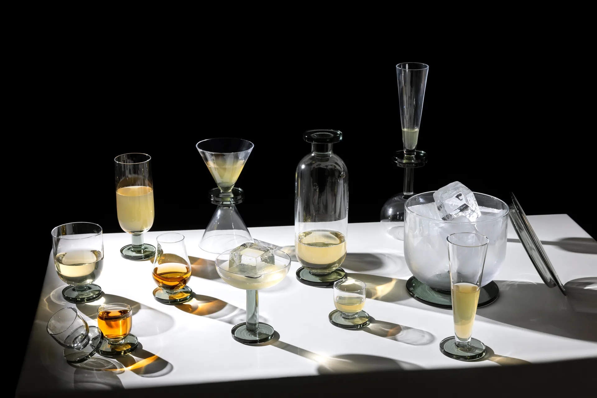Puck water glass 33 cl 2-pack, Clear Tom Dixon