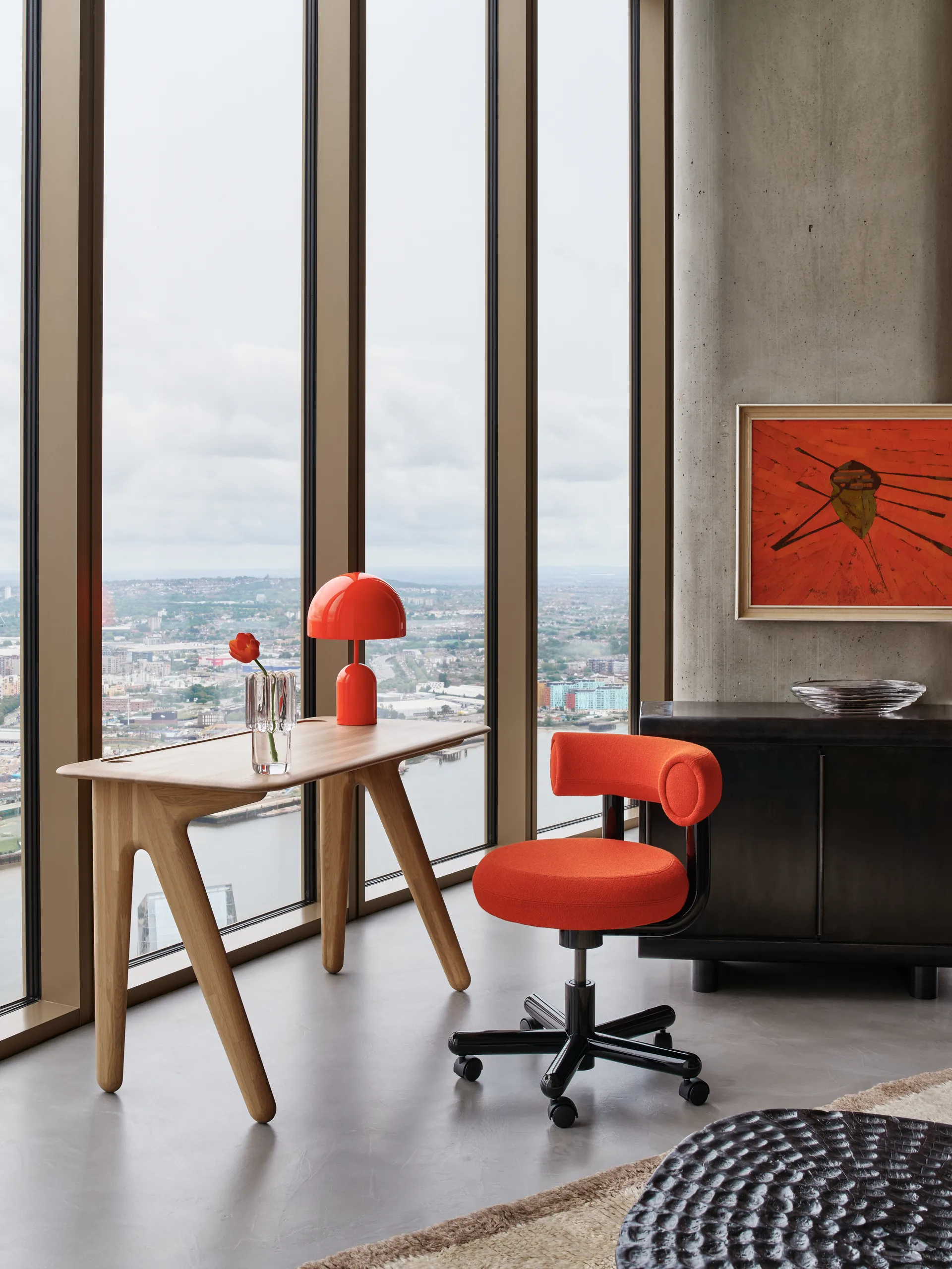 Slab desk 60x120 cm, Oak Tom Dixon