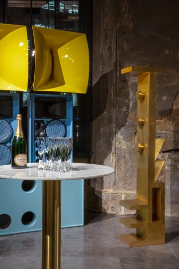 Tank champagne glass 2-pack - black - Tom Dixon