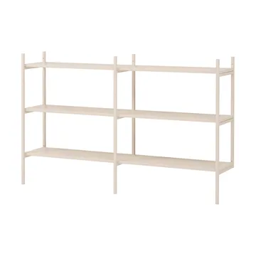 Portal bookcase small, Off white, 158 cm - TÔNN furniture