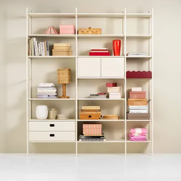 Portal bookshelf 158 cm - Off-white - TÔNN furniture