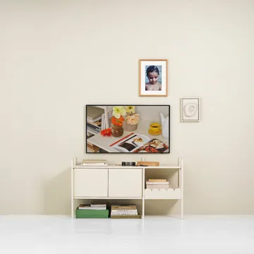 Portal TV stand 123 cm - Off-white - TÔNN furniture