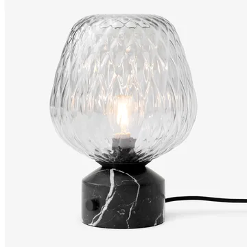 Blown table lamp SW6 - Black marble - &Tradition