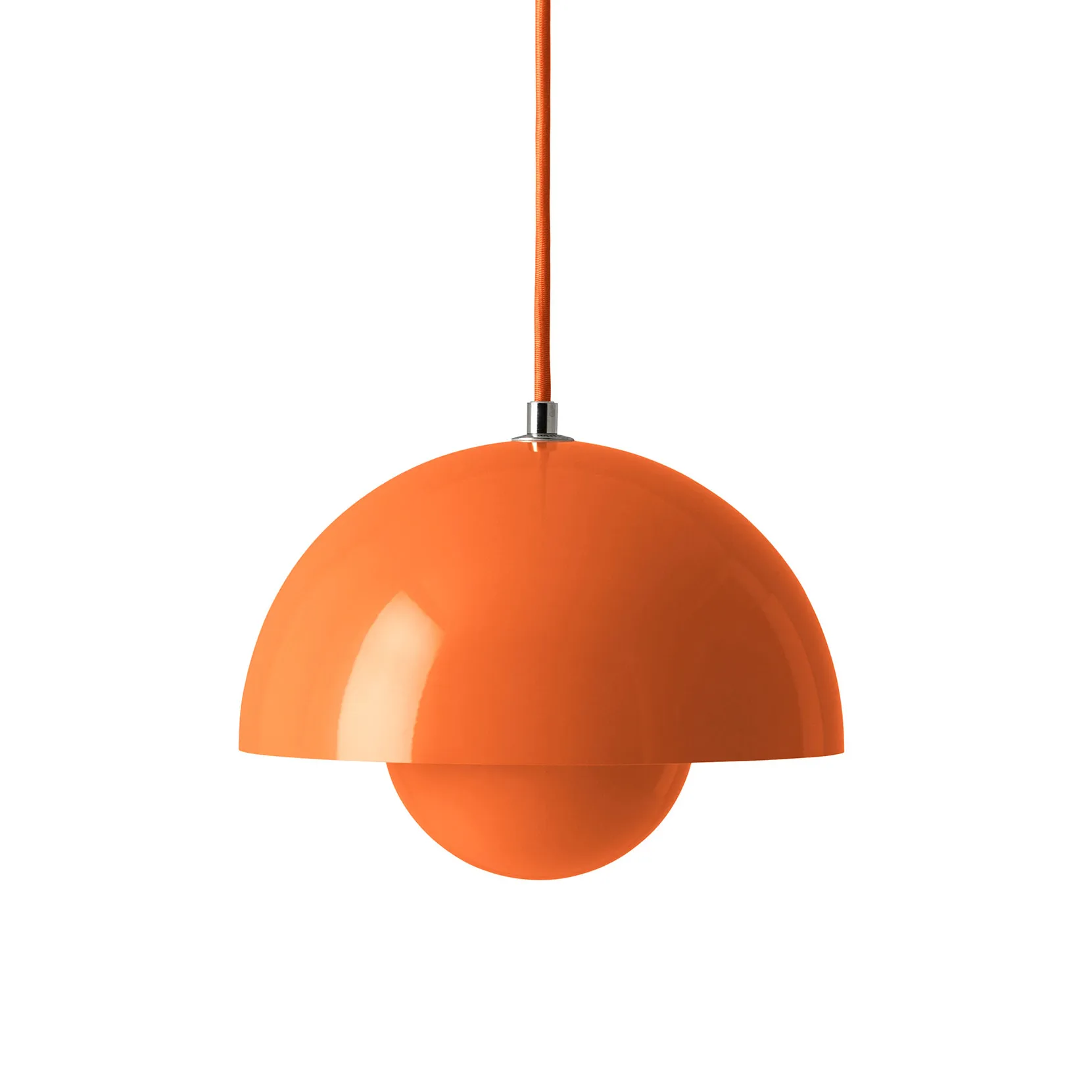 Flowerpot VP1 pendant lamp, Zesty orange &Tradition