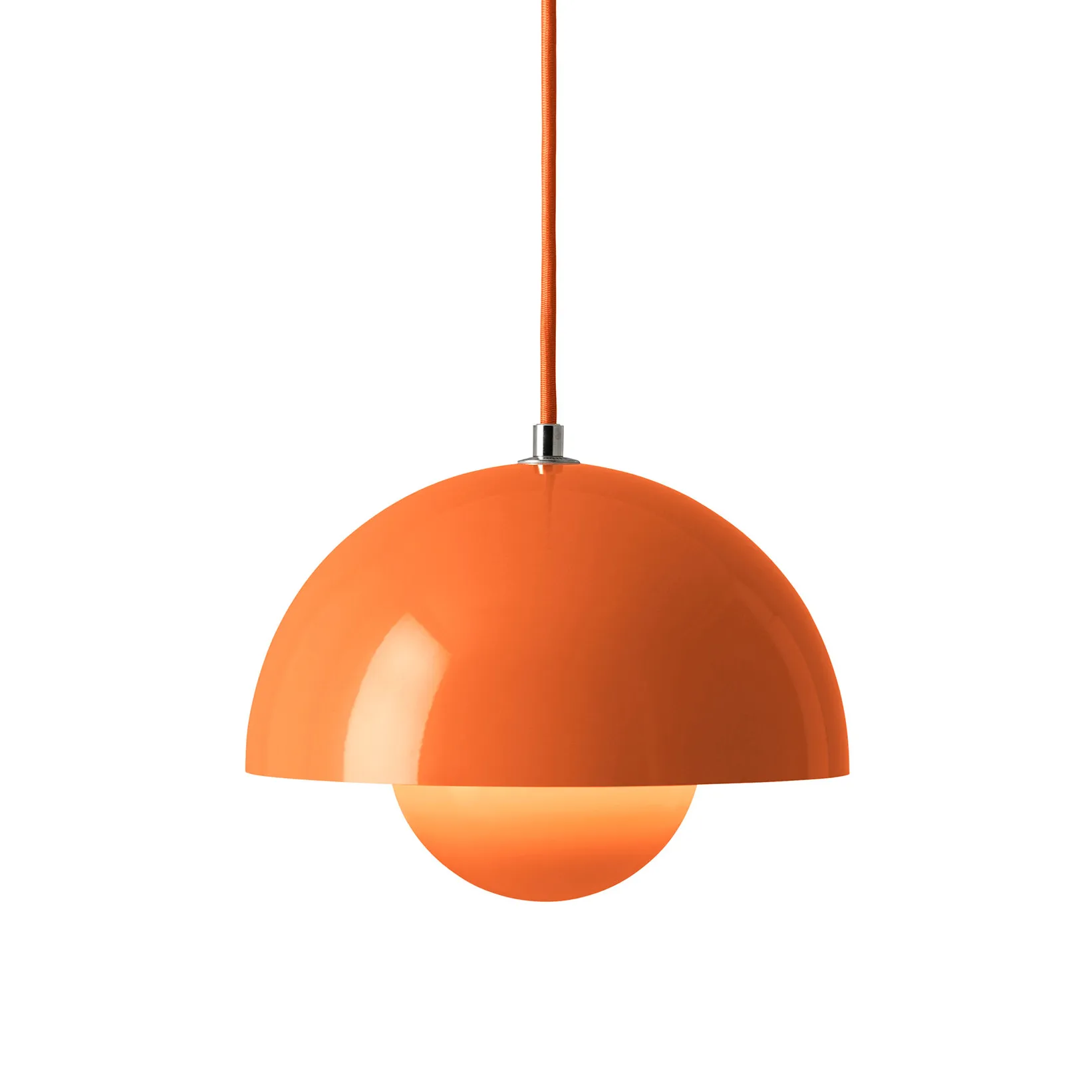Flowerpot VP1 pendant lamp, Zesty orange &Tradition
