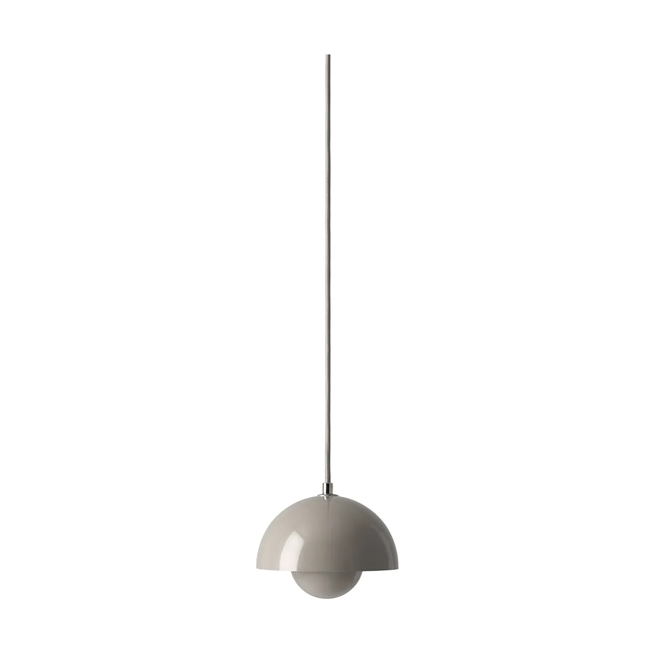 Flowerpot VP10 pendant lamp, Grey beige &Tradition