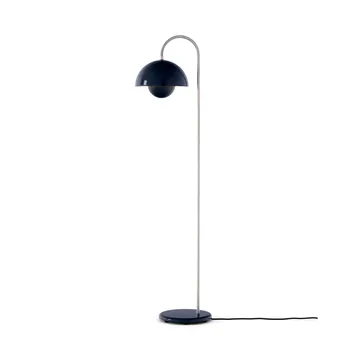 Flowerpot VP12 floor lamp - Steel blue - &Tradition