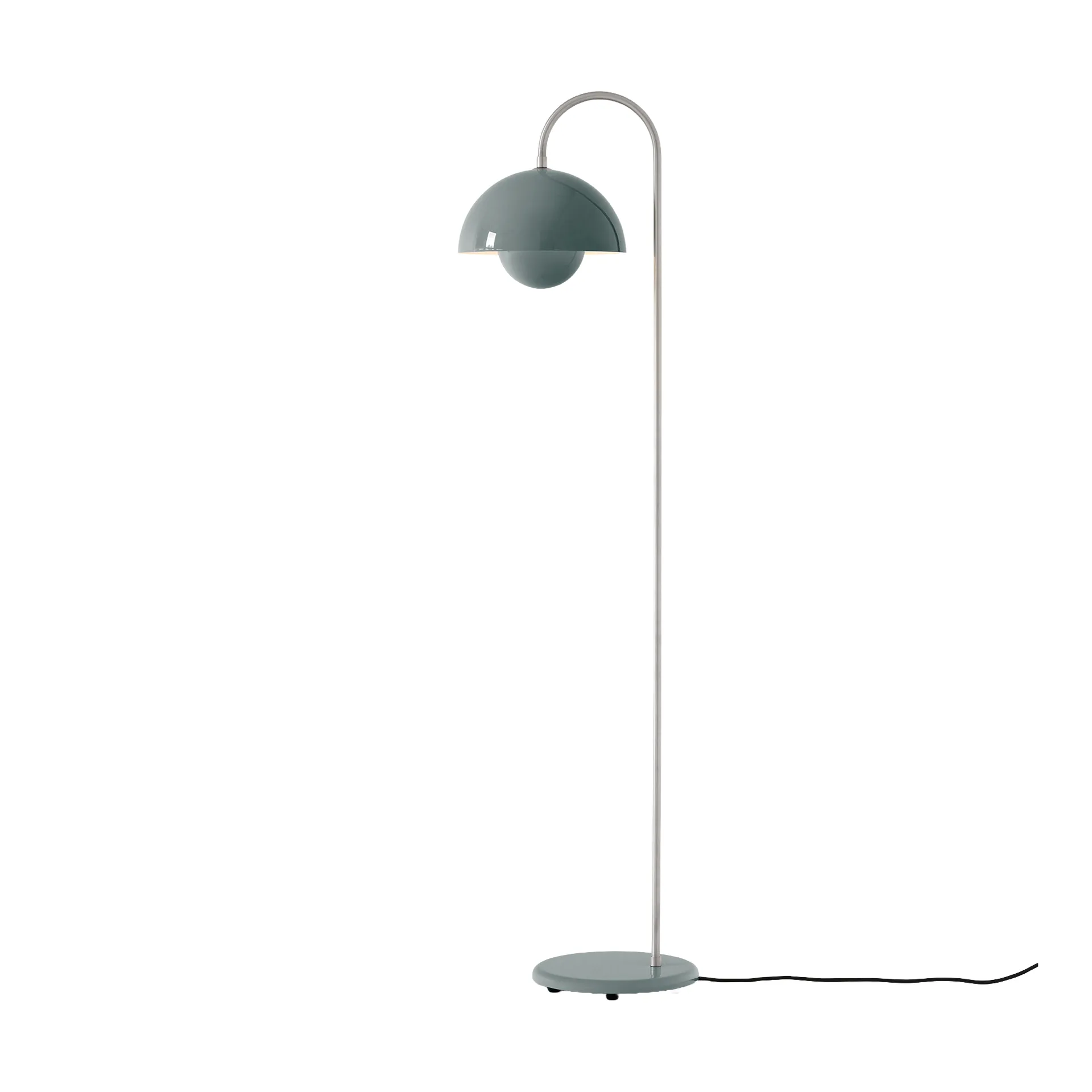 Flowerpot VP12 floor lamp, Stone blue &Tradition