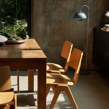 Flowerpot VP12 floor lamp - Stone blue - &Tradition