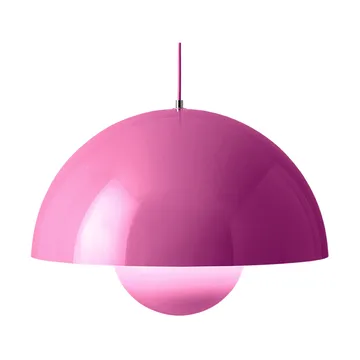 Flowerpot VP2 pendant lamp big - Tangy pink - &Tradition
