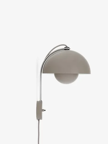 Flowerpot VP8 wall lamp - Grey beige - &Tradition