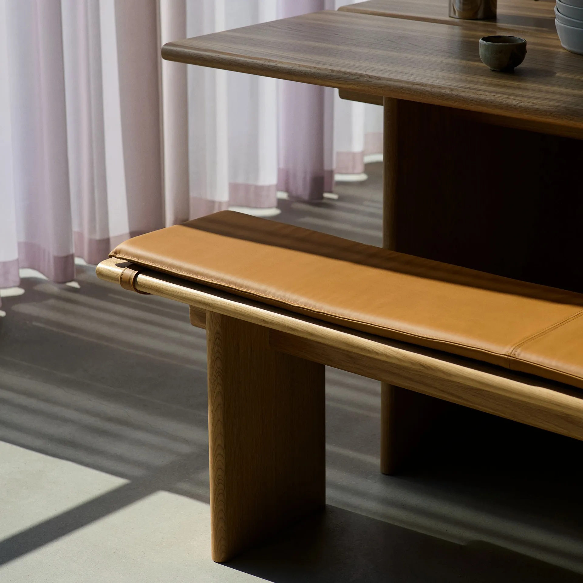 Ita OS6 bench 230 cm, Oak &Tradition