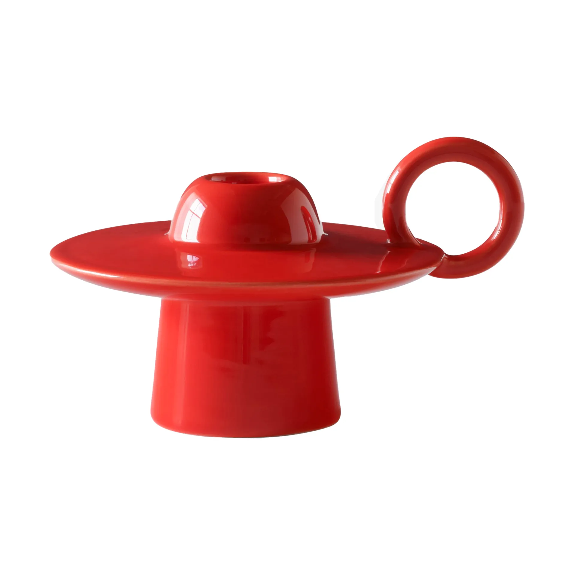 Momento JH39 candle holder, Poppy Red &Tradition