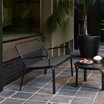 Thorvald SC110 lounge sofa - Warm black, 143 cm - &Tradition