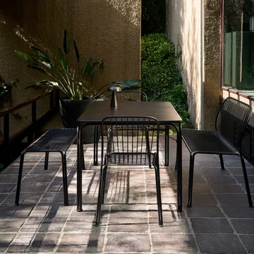 Thorvald SC113 dining table - Warm black, 160 cm - &Tradition