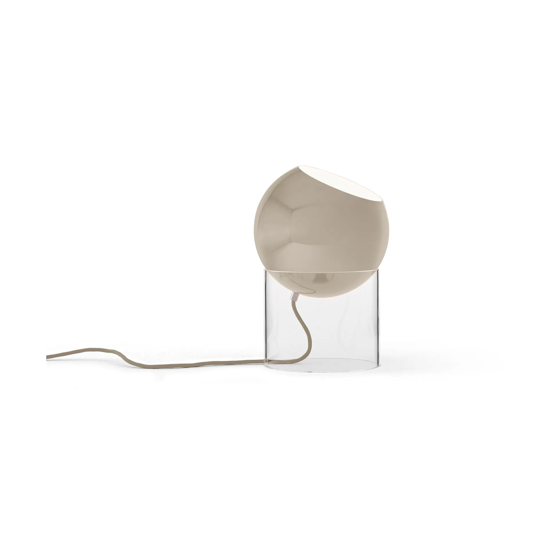 Topan VP13 table lamp 31,5 cm, Clear-grey beige &Tradition