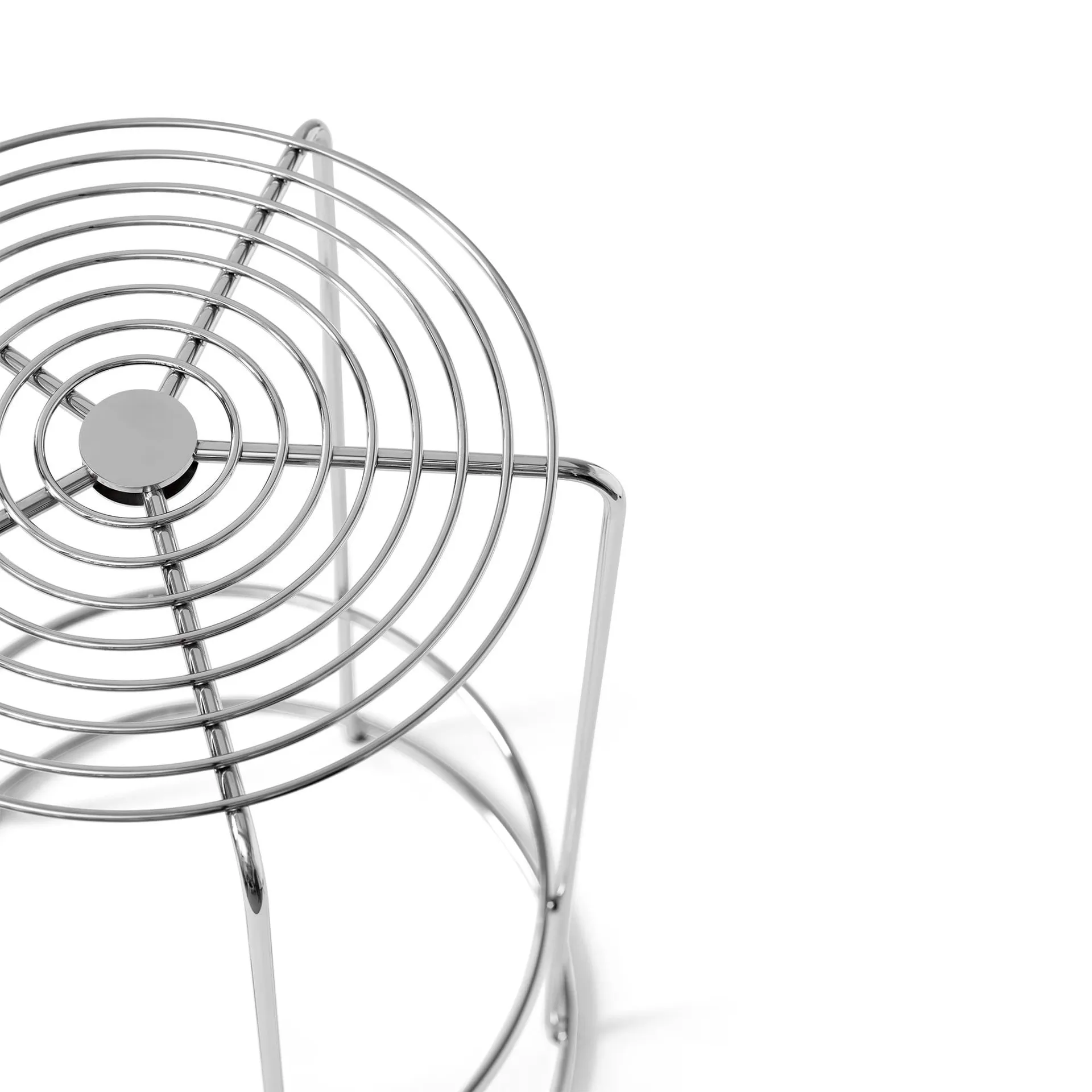 Wire VP16 bar stool, Stainless steel, 75 cm &Tradition