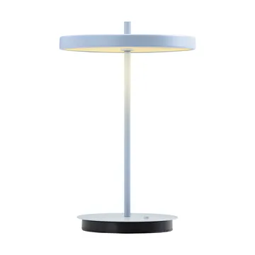 Asteria Move portable table lamp - Monochrome-pale blue - Umage