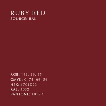 Asteria table lamp - Ruby red - Umage