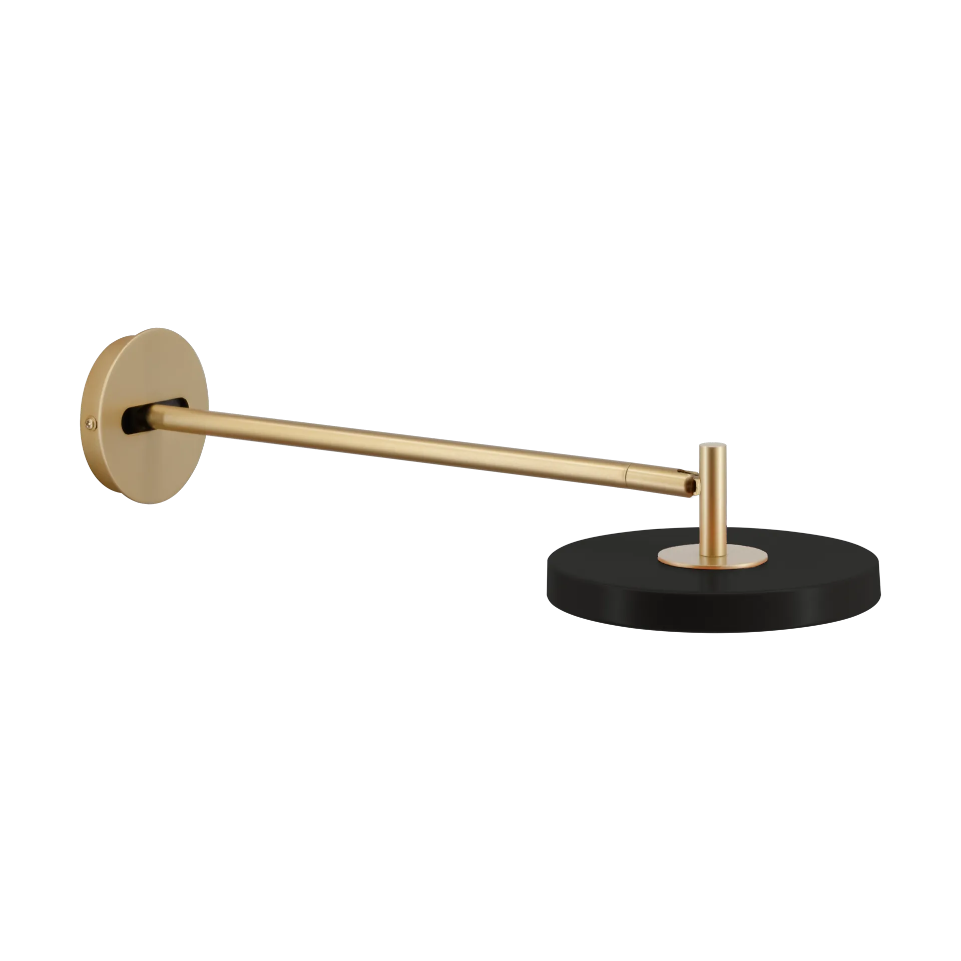 Asteria Wall wall lamp, Long, Black-brass Umage