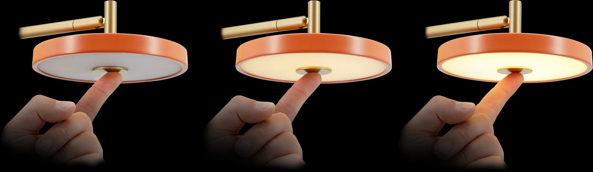 Asteria Wall wall lamp, Short, Nuance olive-brass Umage