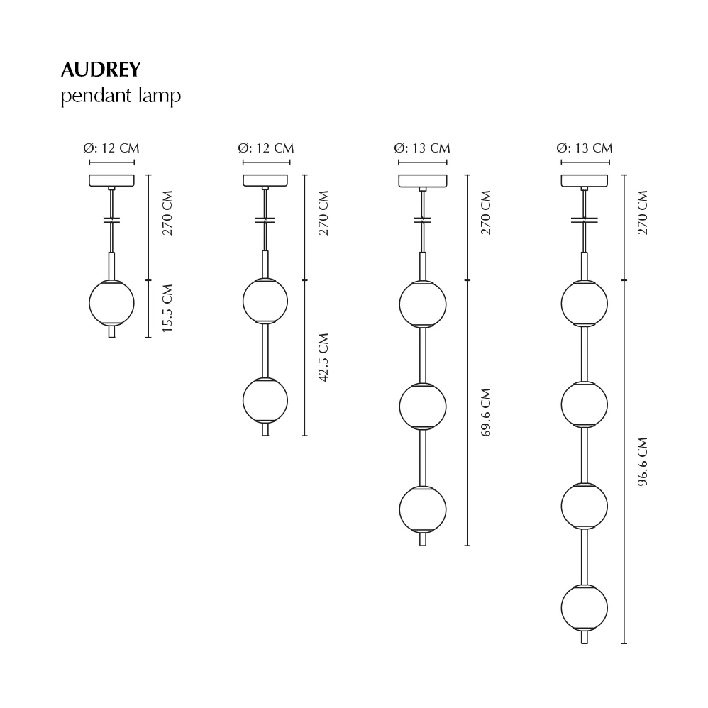 Audrey pendant 2, Steel Umage
