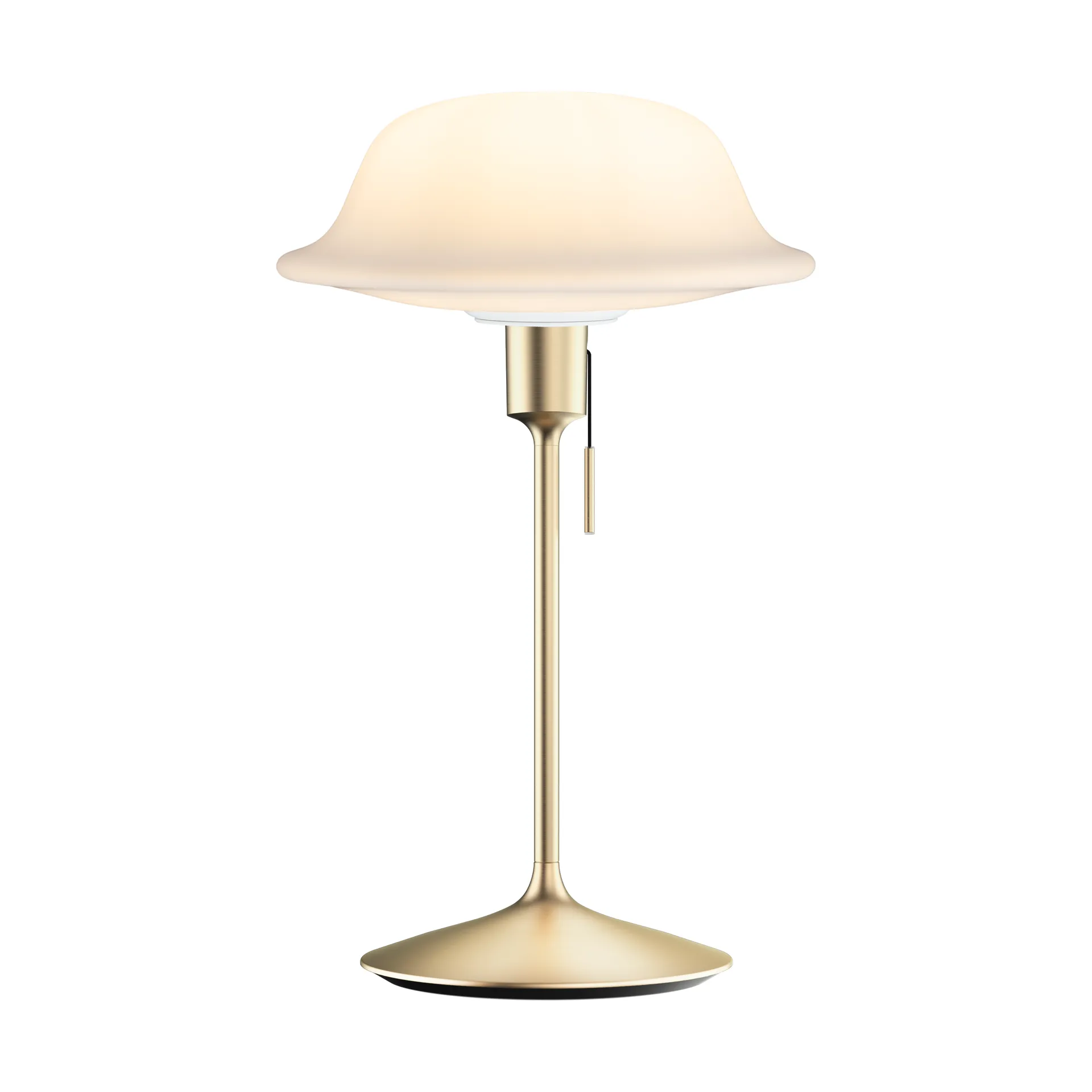 Butler table lamp, White-Brushed brass Umage