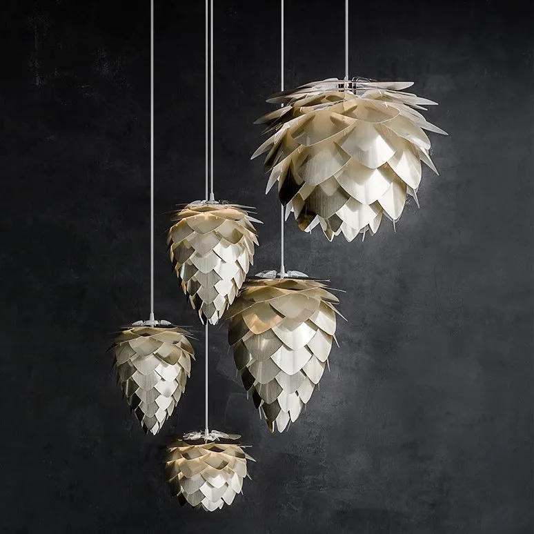 Conia lamp brushed brass, Ø 40 cm Umage
