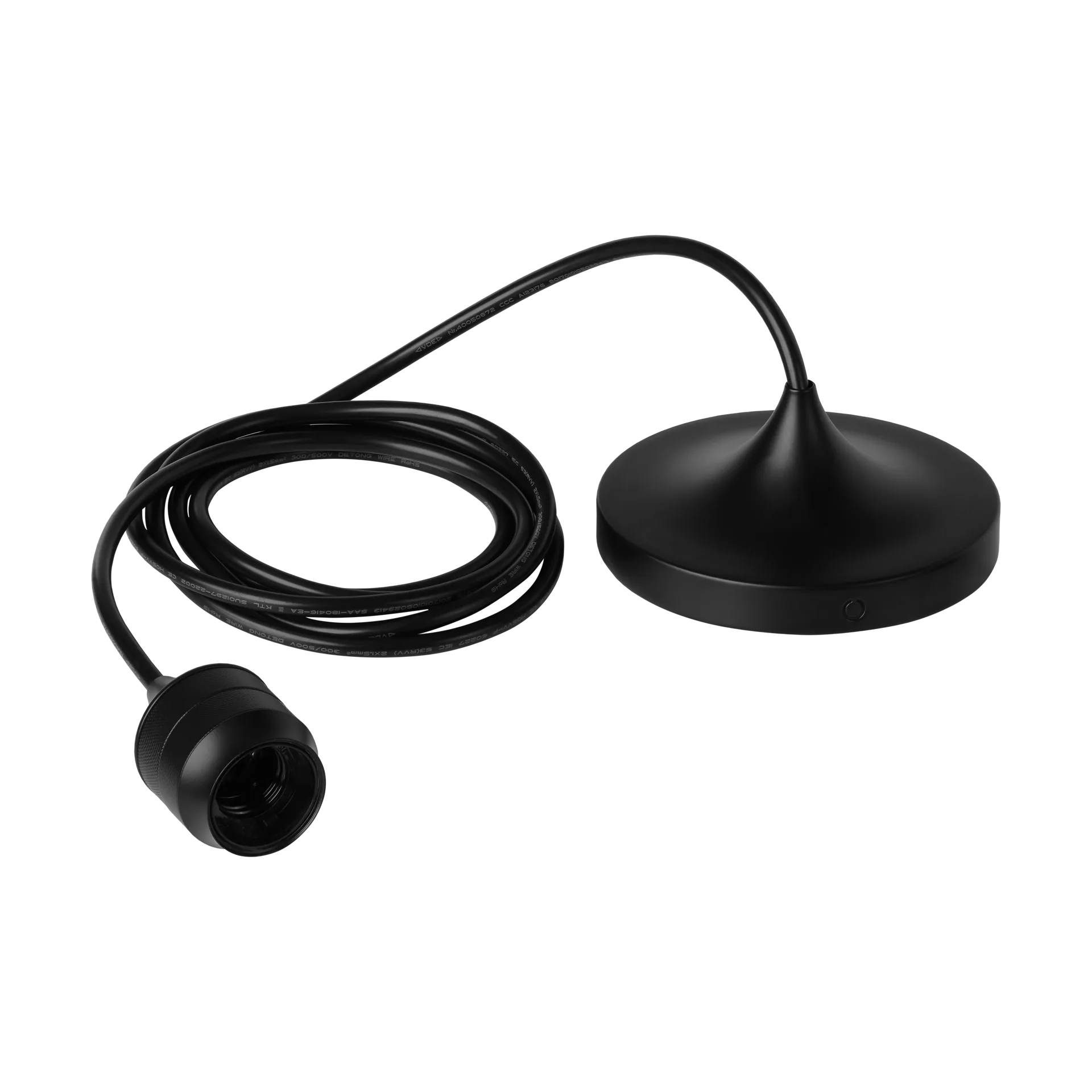 Cord Set Pro lamp suspension, Black Umage