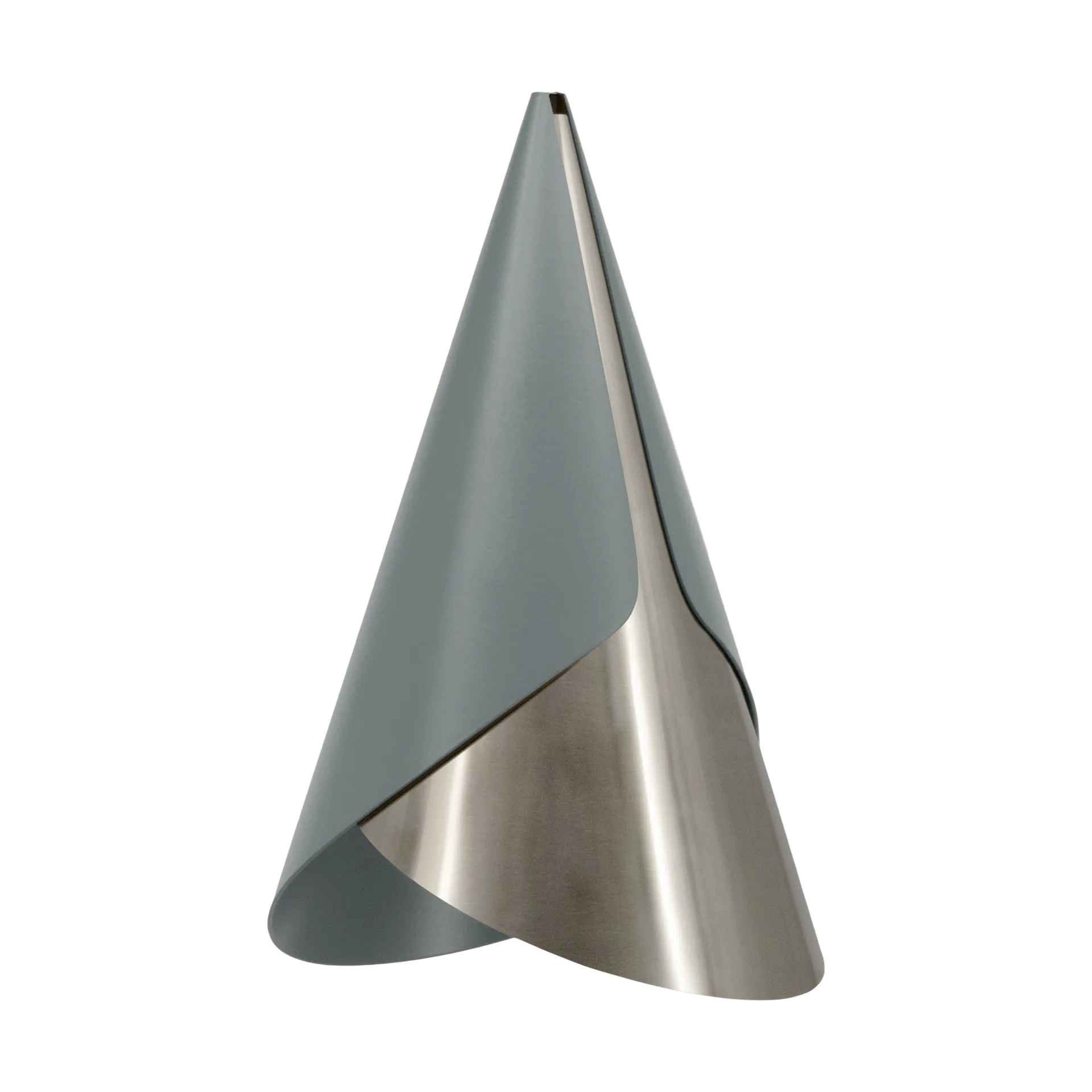 Cornet lampshade, Slate-steel Umage