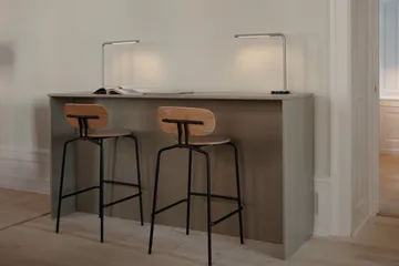 Curious bar stool 75 cm - Oak-black - Umage