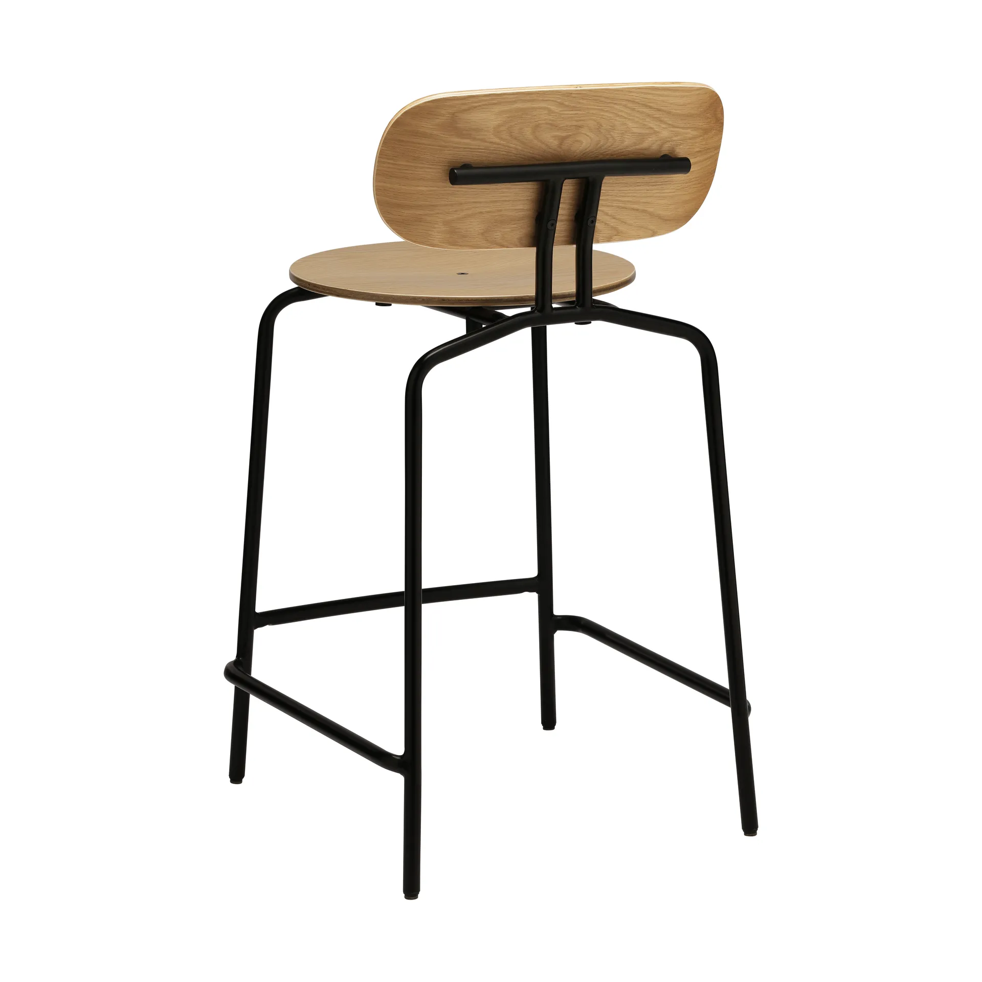 Curious barstool 65 cm, Oak-black Umage