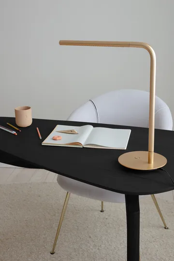 Duende desk 67.1x130 cm - Black oak - Umage