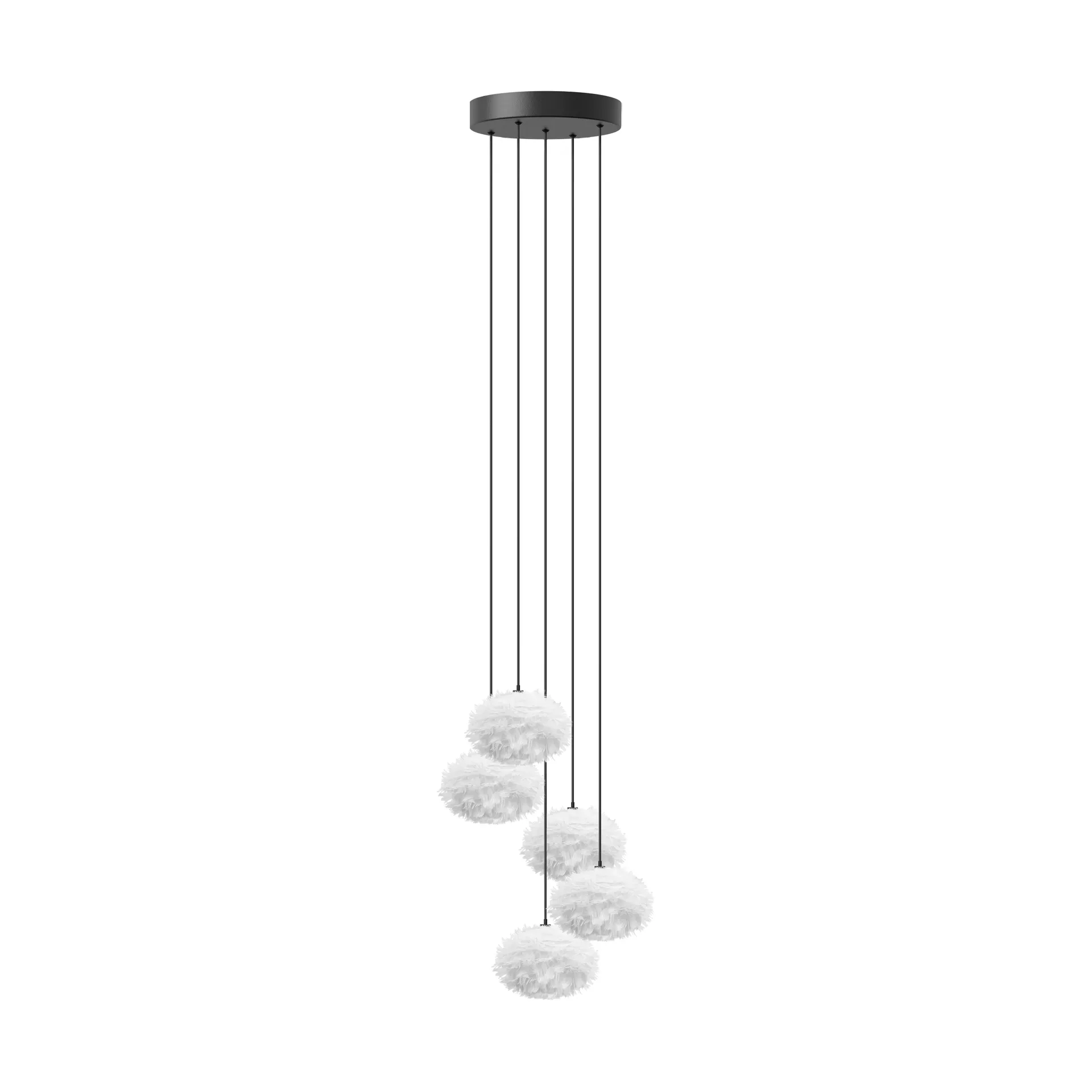 Eos Nano pendant, White, cluster 5 Umage