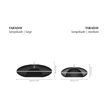 Faraday lampshade medium - Steel - Umage