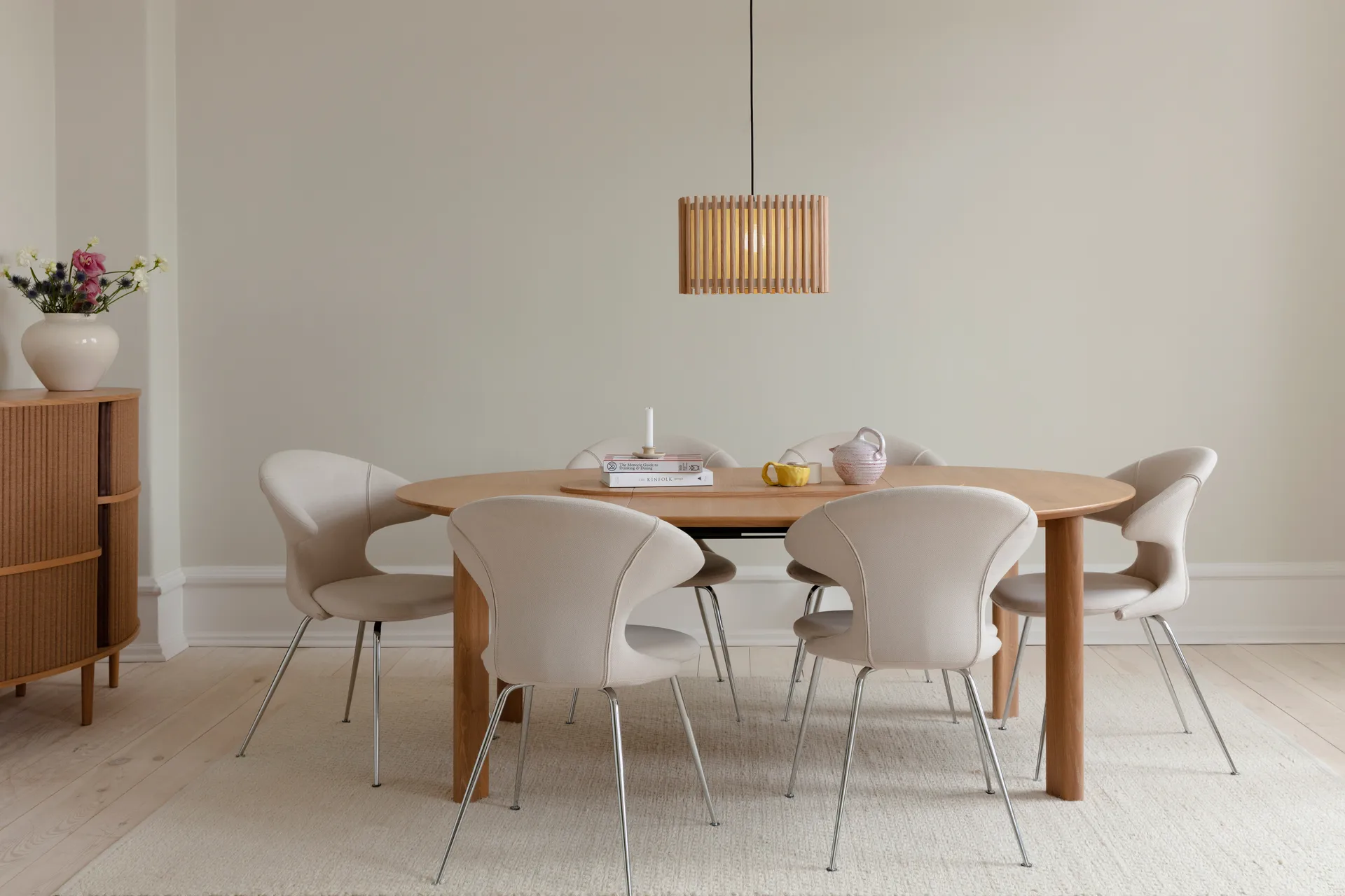 Komorebi pendant large, Square dark oak-Black Umage