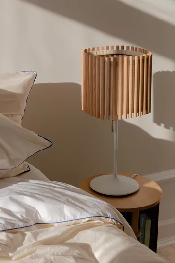 Komorebi table lamp medium - Square oak-White - Umage