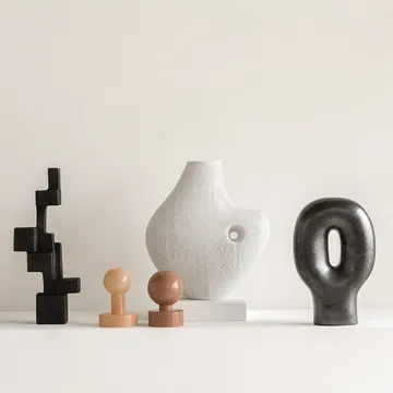 Pallo A candle sticks 14,6 cm - Pink sand - URBAN NATURE CULTURE