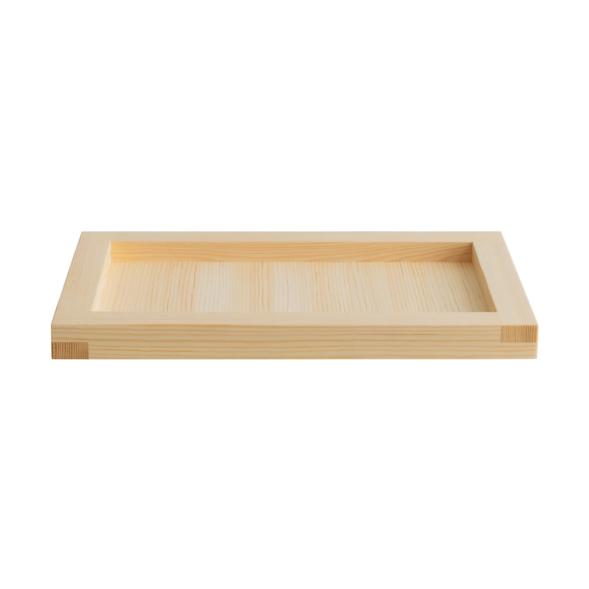 009 Tray tray, Oil-waxed pine, 54x33x6 cm Vaarnii