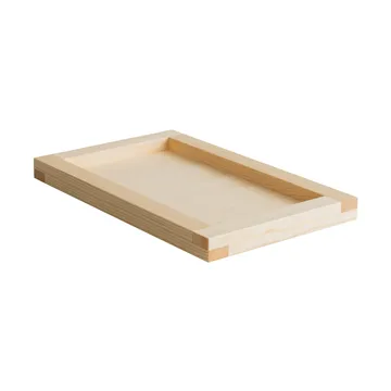 009 Tray tray - Oil-waxed pine, 54x33x6 cm - Vaarnii