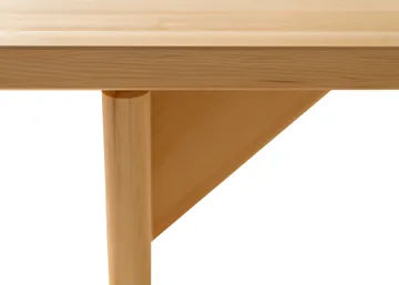 012 Kolmio Bench bench - Matte oil-waxed pine, 227x42x45 cm - Vaarnii