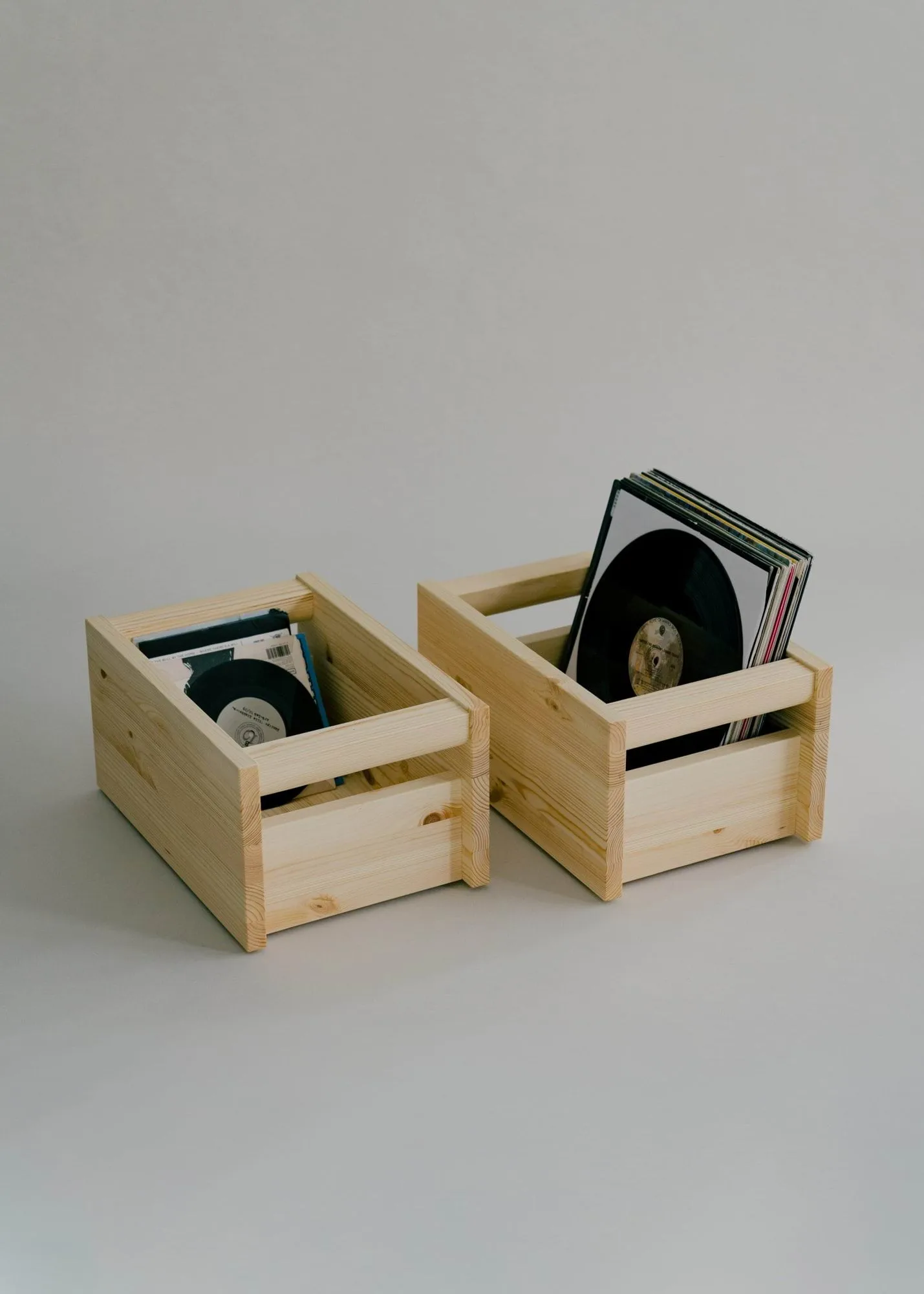020 Koppa Crate storage box, Oil-waxed pine, small 29x43x22 cm Vaarnii