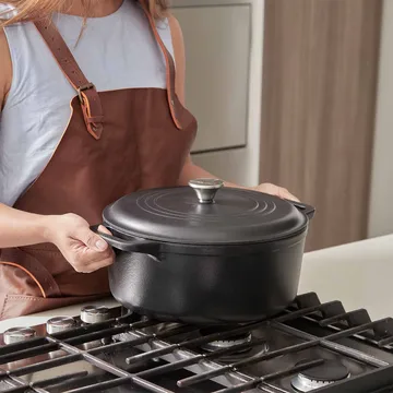 Victoria cast iron pot pre-seasoned - 6.6 L - Victoria
