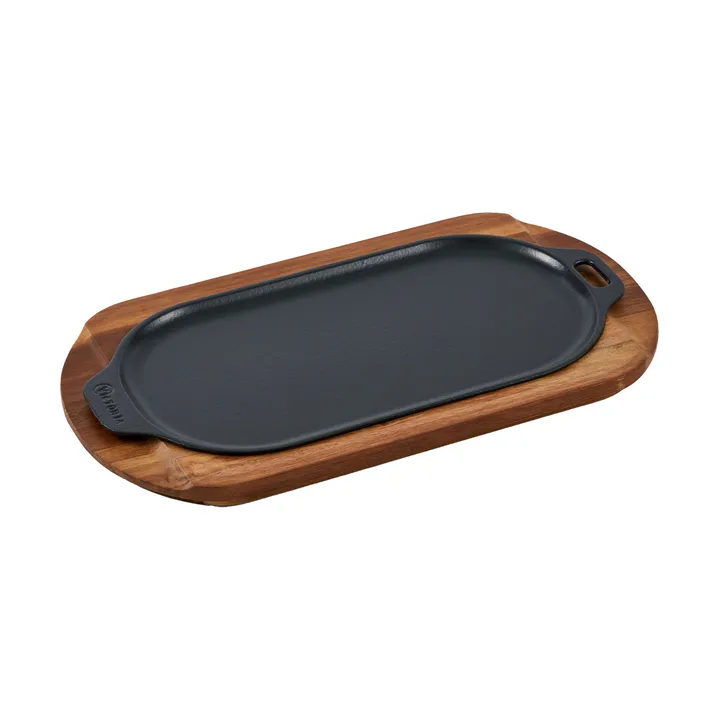 Victoria oval serving platter enameled - 29.4x19 cm - Victoria