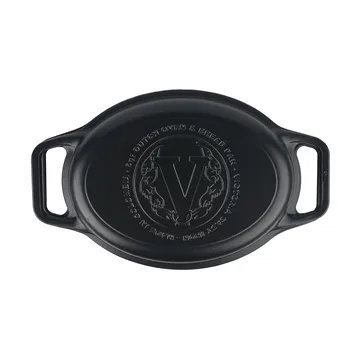 Victoria pot and bread pan cast iron enameled - 2 pieces - Victoria
