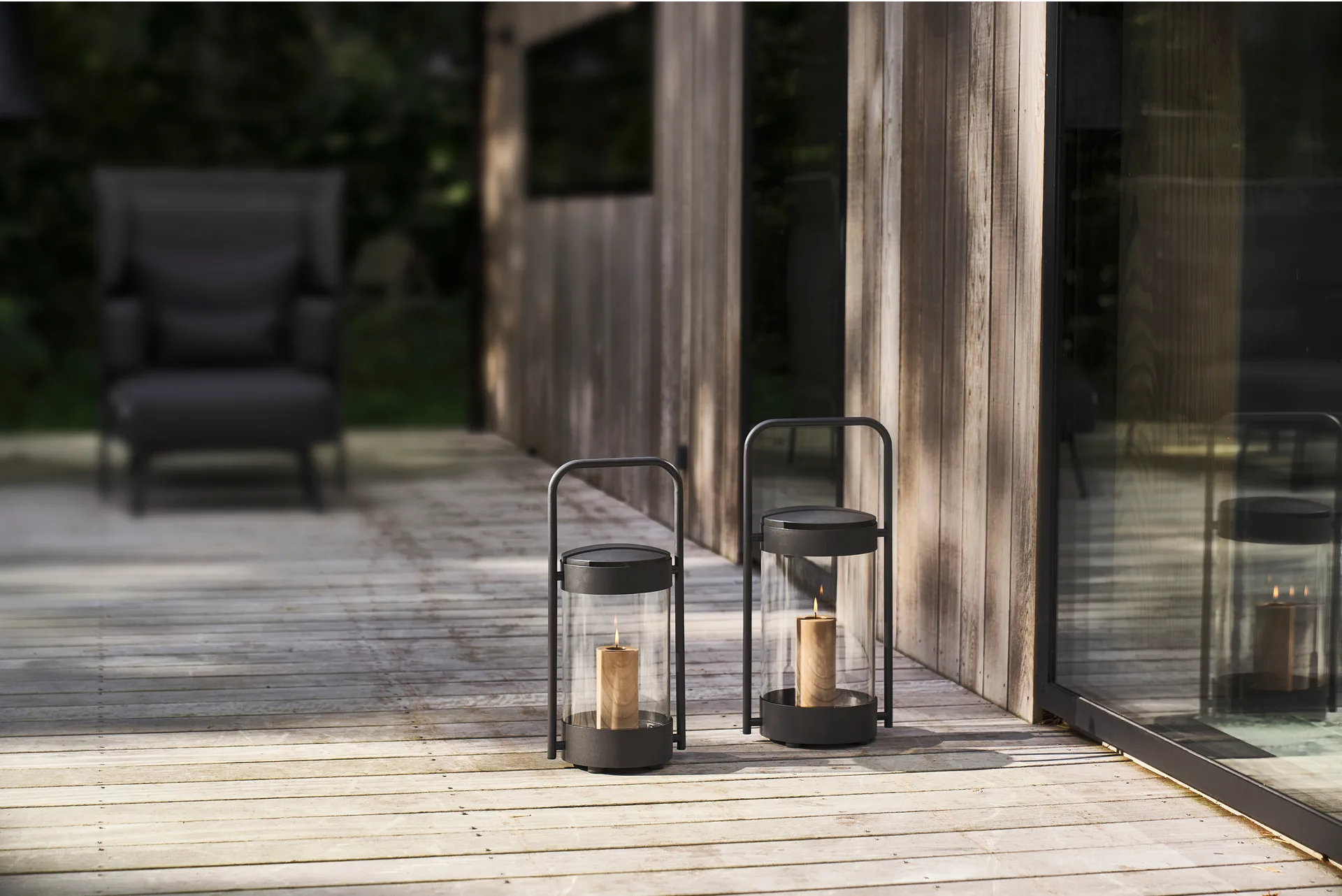 Ancona lantern 62.7 cm, Black Villa Collection