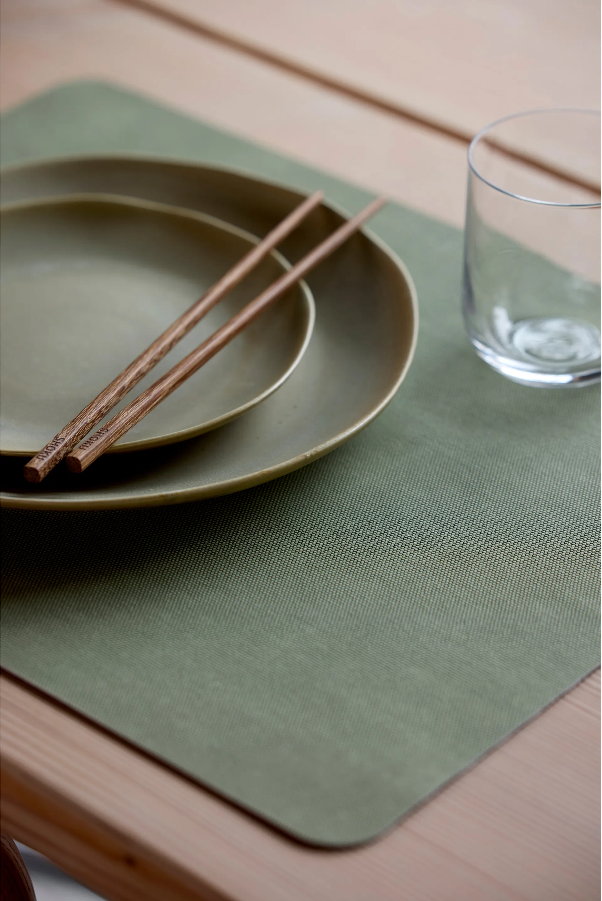 Shoku placemat 35x46 cm 4-pack, Pure Green Villa Collection