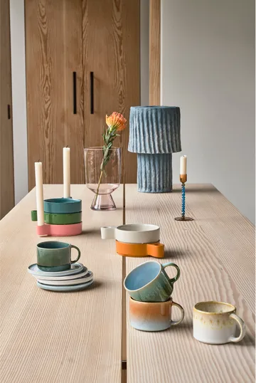 Styles mug with handle 16 cl 2-pack - Creme-sand - Villa Collection