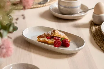 Perlemor Sand serving platter - Beige, 23x13 cm - Villeroy & Boch