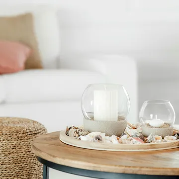 Perlemor tealight holder Ø11 cm - Beige - Villeroy & Boch
